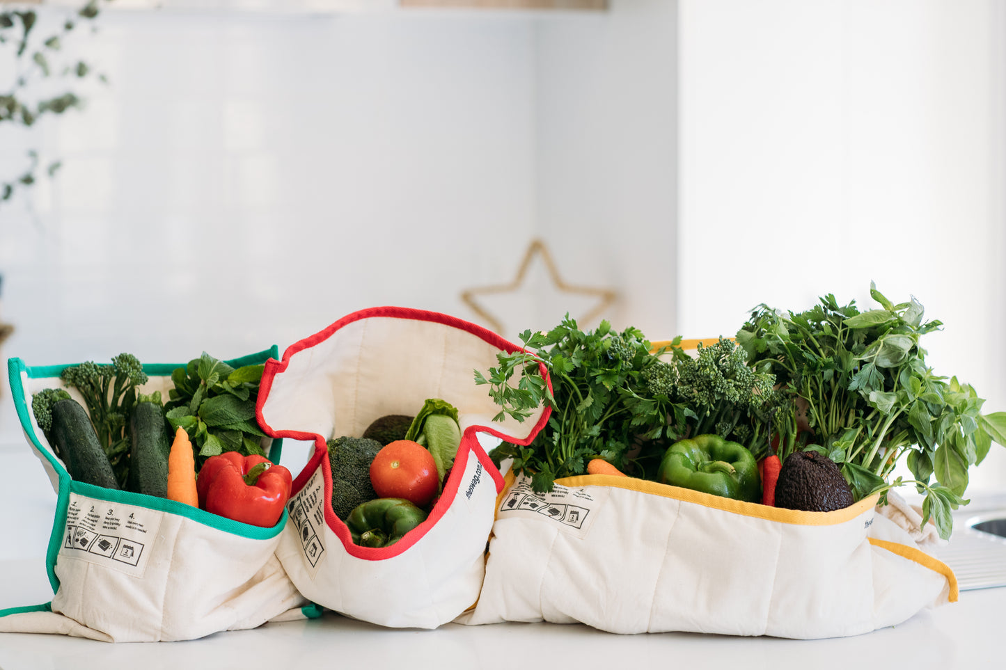 Produce Bag Set | Fresh Food Storage | The Swag Australia